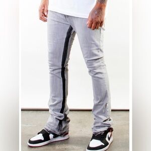 506 Shade Stack Jeans Light Gray Sz various